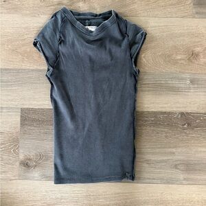 Free People Cap Sleeve Tee